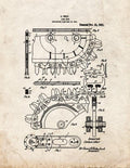 Patent Blueprint 2194 1 12 A4 Photo Print