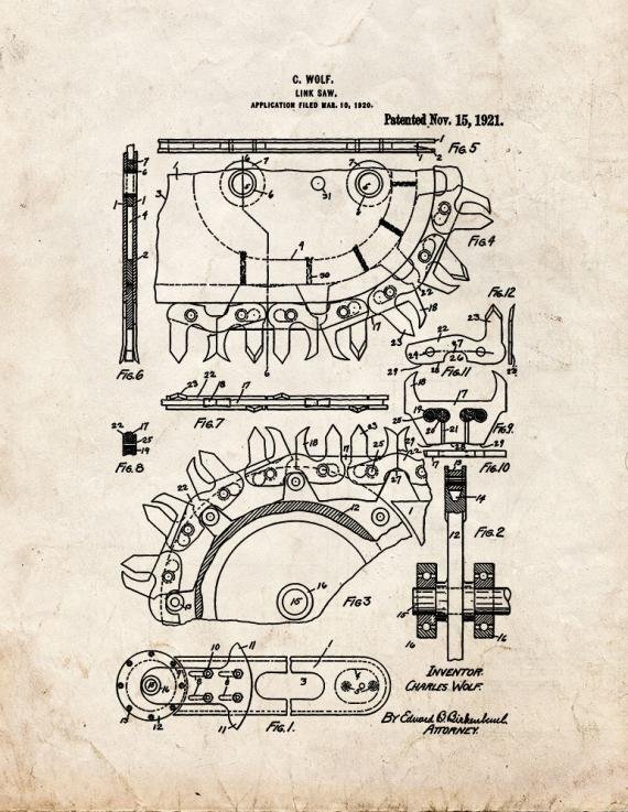 Patent Blueprint 2194 1 12 A4 Photo Print