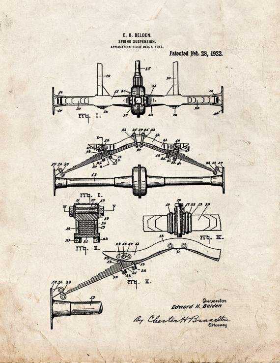 Patent Blueprint 2197 1 12 A4 Photo Print