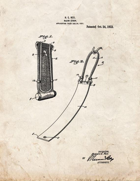 Patent Blueprint 2199 1 12 A4 Photo Print