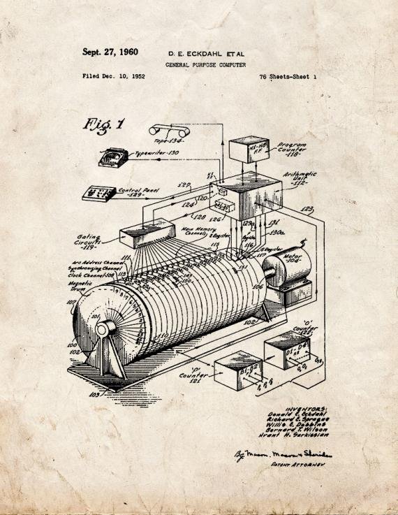 Patent Blueprint 220 1 12 A4 Photo Print