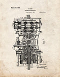 Patent Blueprint 2204 1 12 A4 Photo Print