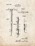 Patent Blueprint 2217 1 12 A4 Photo Print