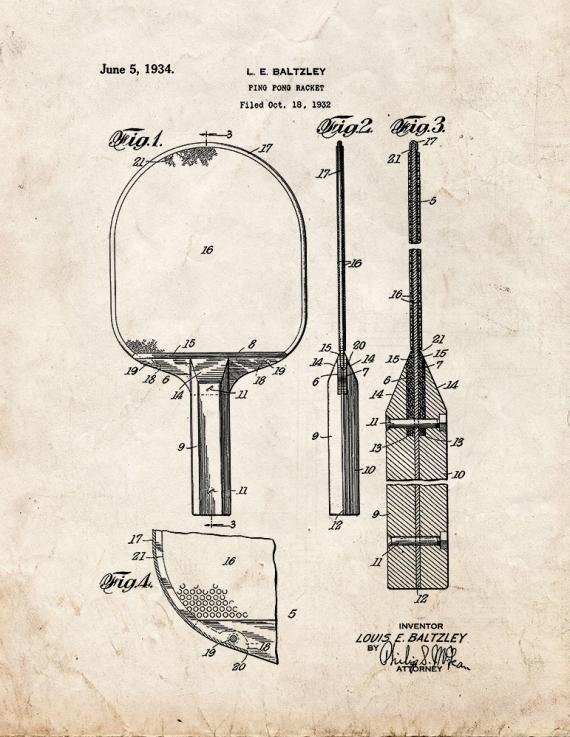 Patent Blueprint 2231 1 12 A4 Photo Print