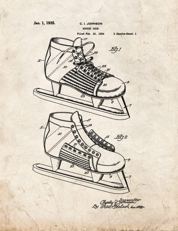 Patent Blueprint 2232 1 12 A4 Photo Print
