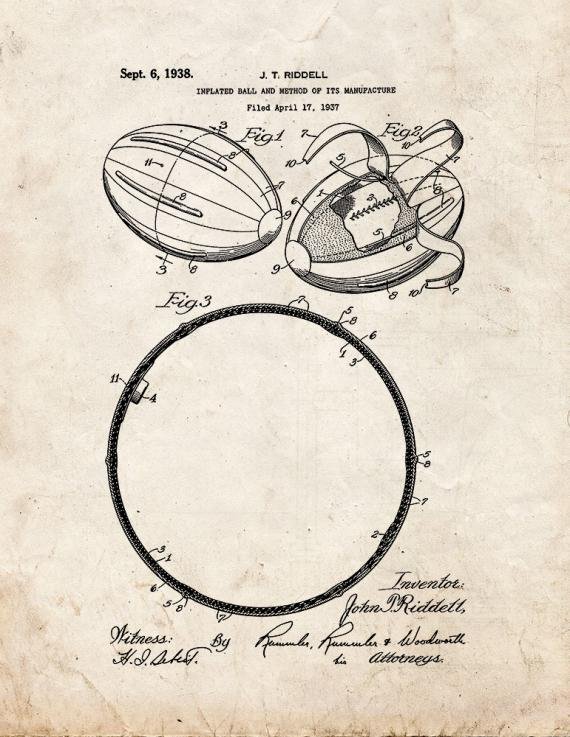 Patent Blueprint 2240 1 12 A4 Photo Print
