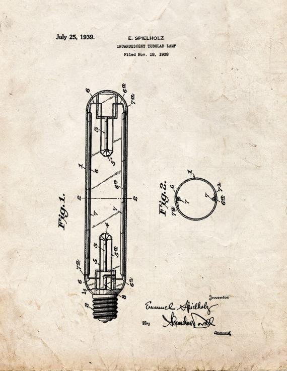 Patent Blueprint 2241 1 12 A4 Photo Print