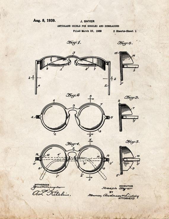 Patent Blueprint 2242 1 12 A4 Photo Print