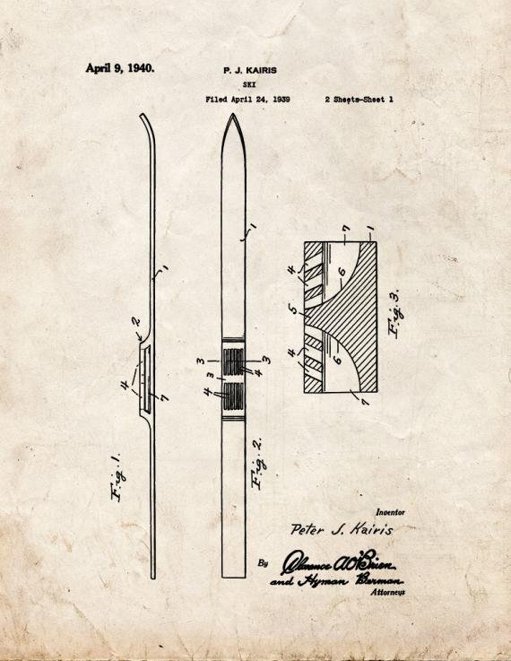Patent Blueprint 2244 1 12 A4 Photo Print