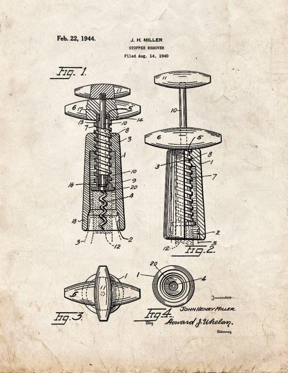 Patent Blueprint 2249 1 12 A4 Photo Print