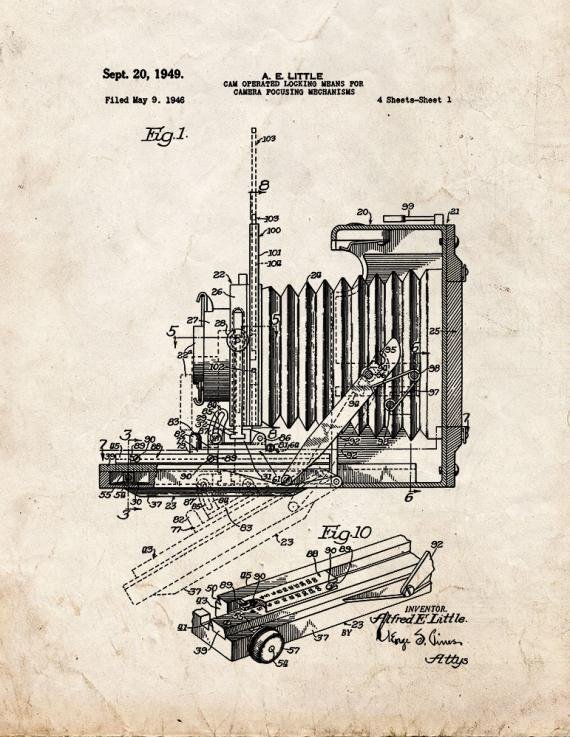Patent Blueprint 2257 1 12 A4 Photo Print