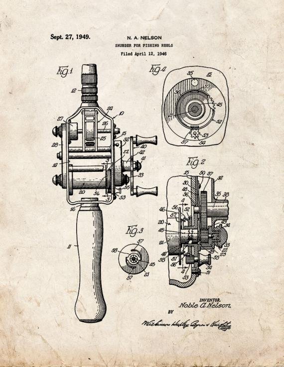 Patent Blueprint 2258 1 12 A4 Photo Print