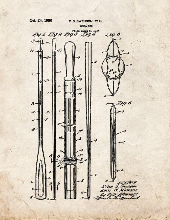 Patent Blueprint 2261 1 12 A4 Photo Print
