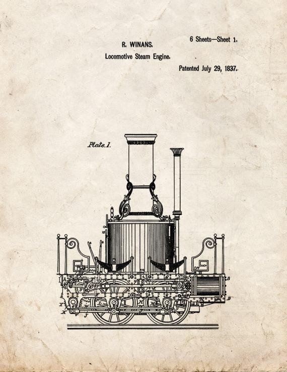 Patent Blueprint 227 1 12 A4 Photo Print