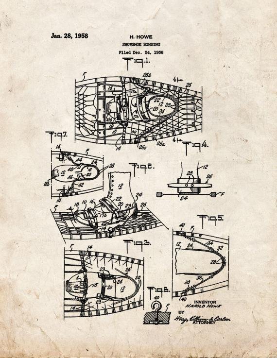 Patent Blueprint 2270 1 12 A4 Photo Print