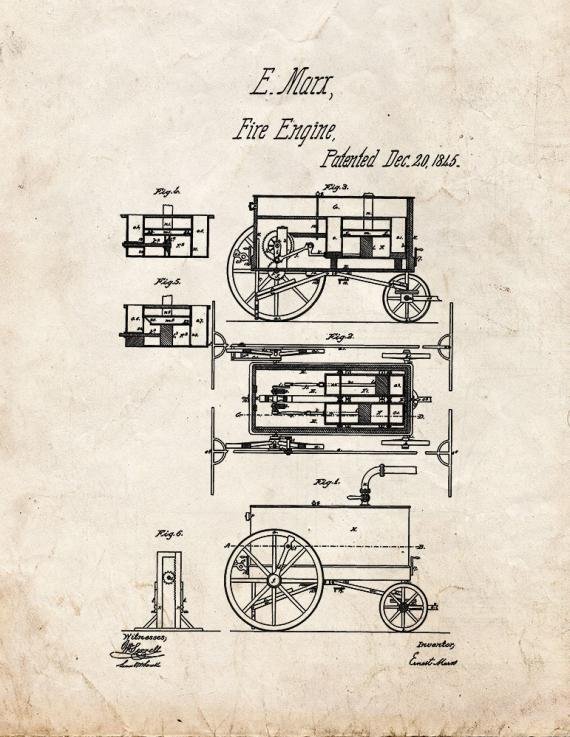 Patent Blueprint 229 1 12 A4 Photo Print