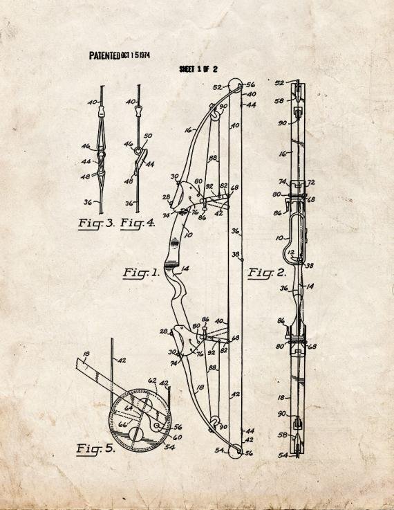 Patent Blueprint 2293 2 12 A4 Photo Print
