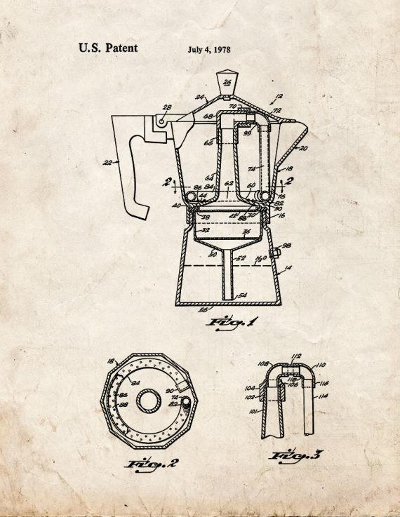Patent Blueprint 2300 2 12 A4 Photo Print