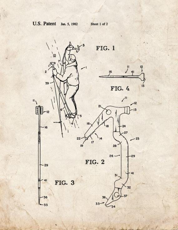 Patent Blueprint 2301 2 12 A4 Photo Print
