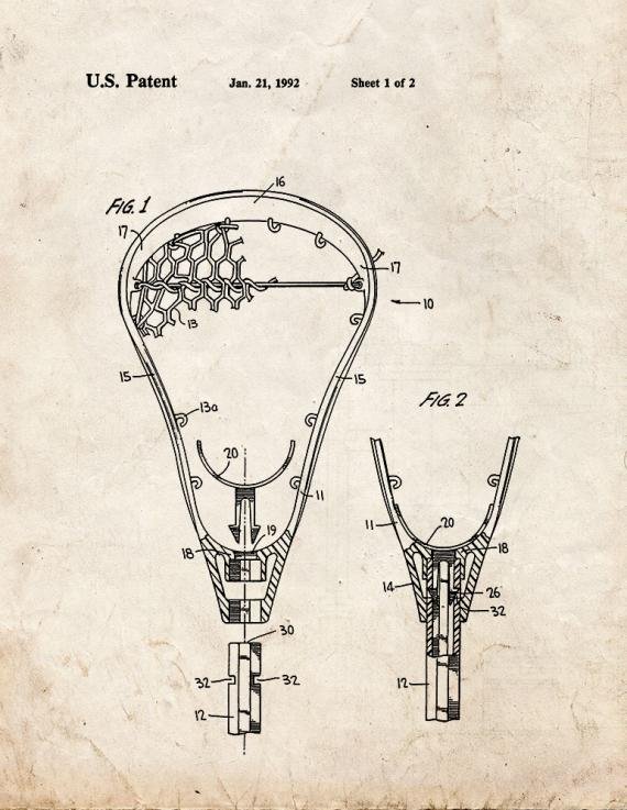 Patent Blueprint 2303 2 12 A4 Photo Print