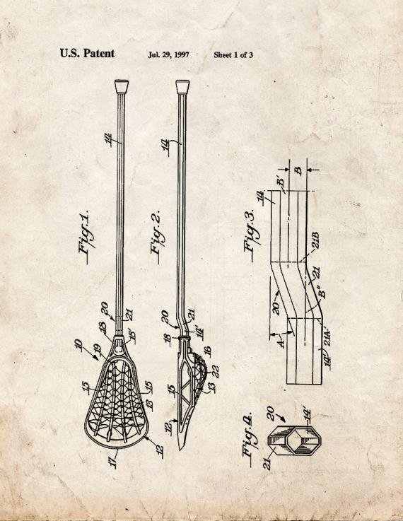 Patent Blueprint 2305 2 12 A4 Photo Print