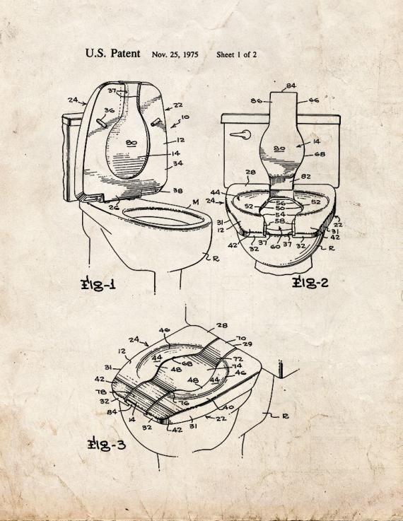 Patent Blueprint 2308 2 12 A4 Photo Print