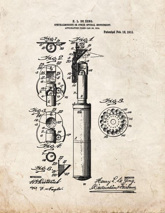 Patent Blueprint 2309 1 12 A4 Photo Print