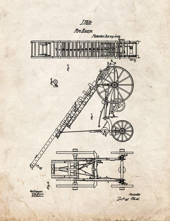 Patent Blueprint 231 1 12 A4 Photo Print
