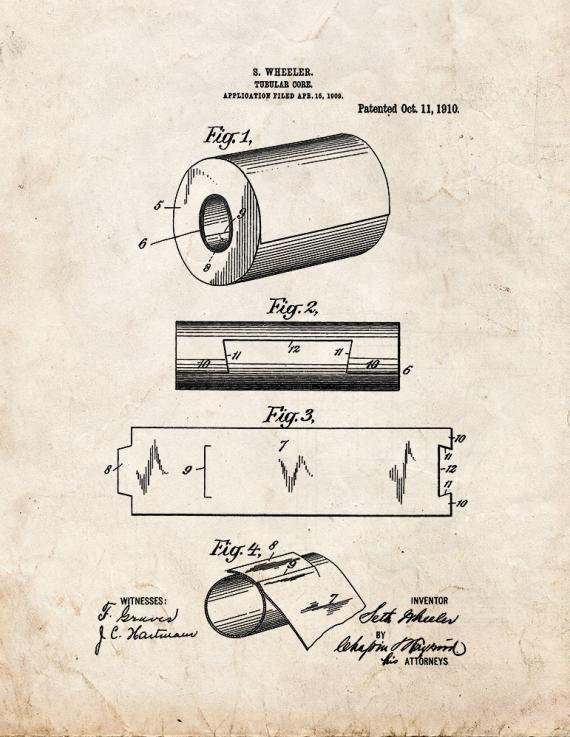 Patent Blueprint 2312 1 12 A4 Photo Print