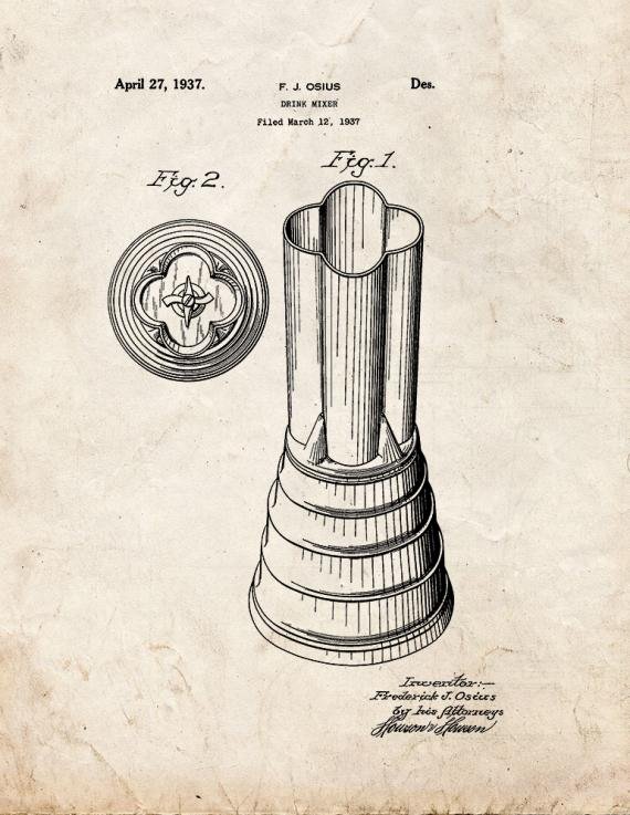 Patent Blueprint 2317 1 12 A4 Photo Print