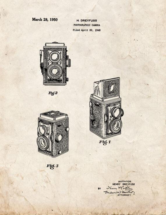 Patent Blueprint 2328 1 12 A4 Photo Print