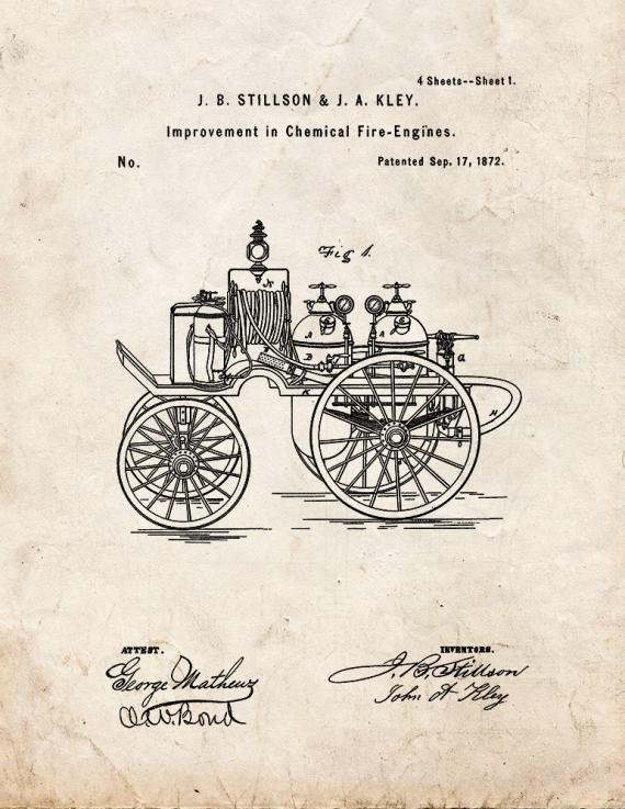 Patent Blueprint 233 1 12 A4 Photo Print
