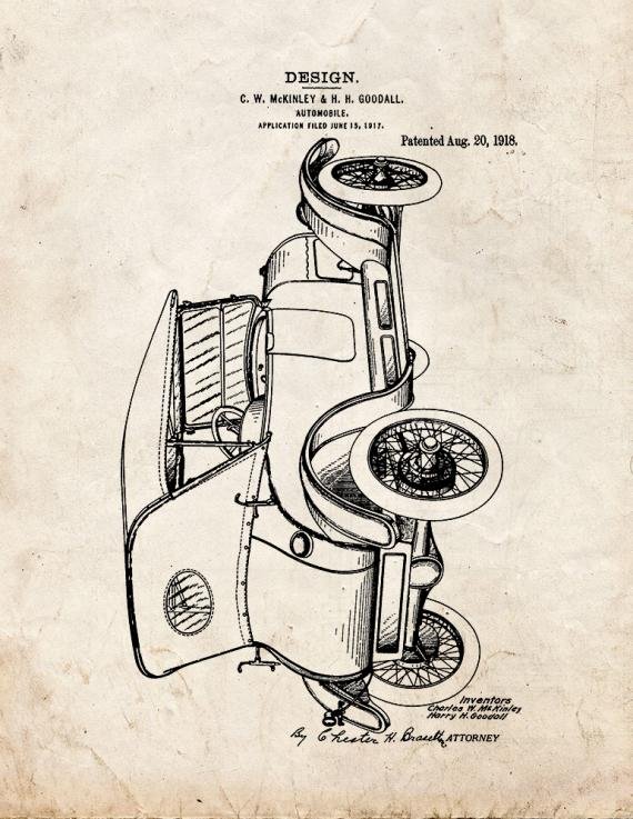 Patent Blueprint 2332 1 12 A4 Photo Print