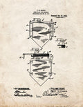 Patent Blueprint 2335 1 12 A4 Photo Print