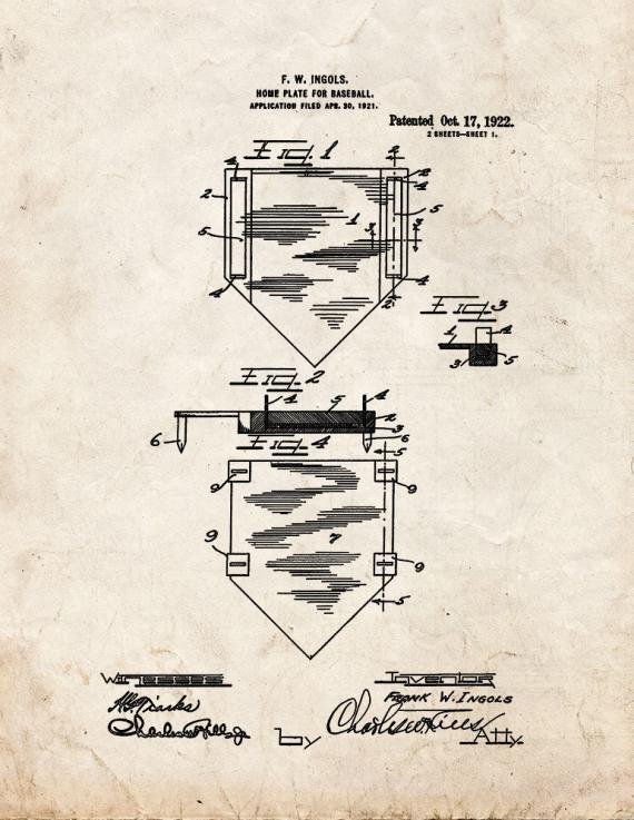 Patent Blueprint 2335 1 12 A4 Photo Print