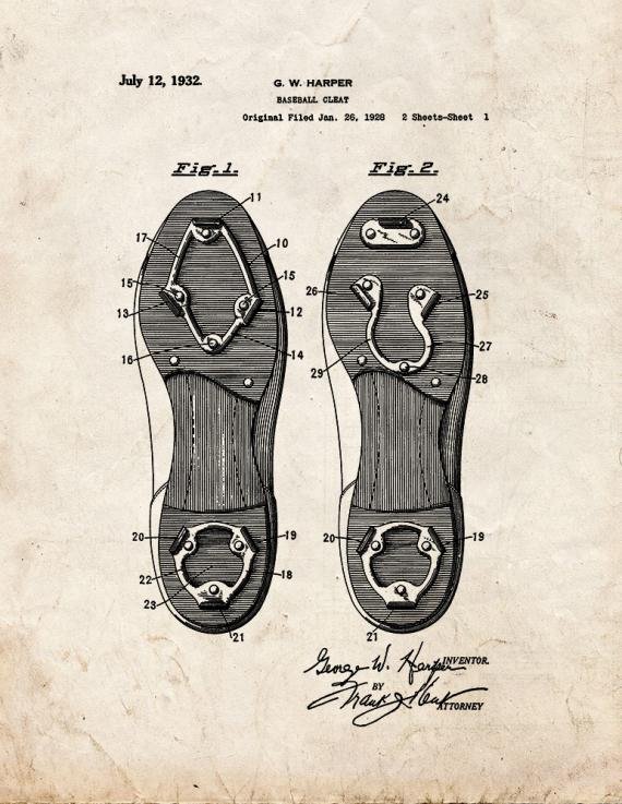Patent Blueprint 2337 1 12 A4 Photo Print