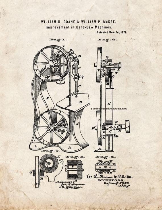 Patent Blueprint 234 1 12 A4 Photo Print