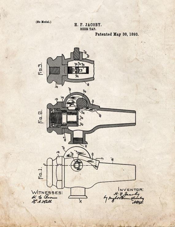 Patent Blueprint 2347 1 12 A4 Photo Print