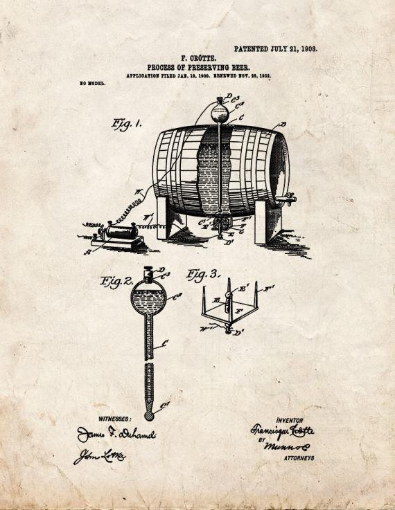 Patent Blueprint 2348 1 12 A4 Photo Print