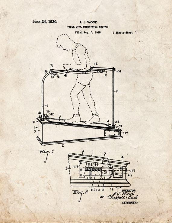 Patent Blueprint 2352 1 12 A4 Photo Print