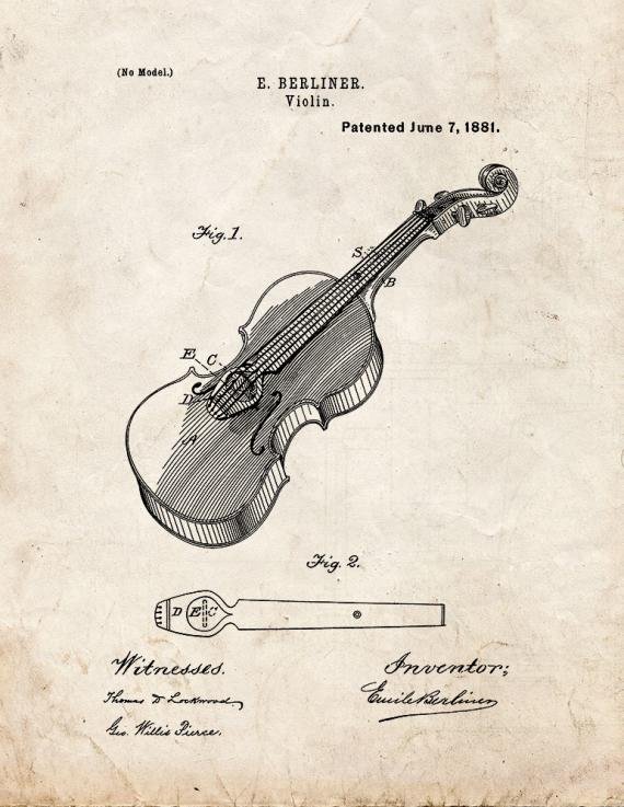 Patent Blueprint 2354 1 12 A4 Photo Print