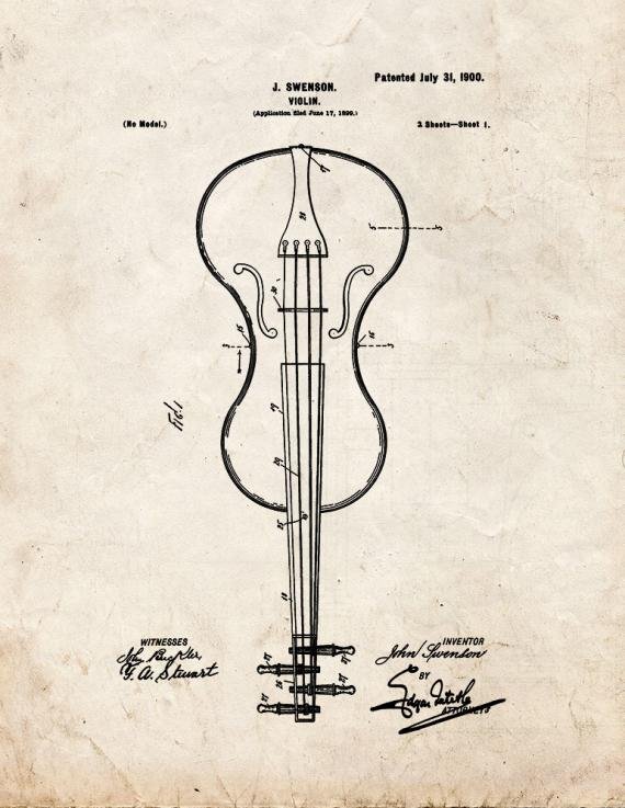 Patent Blueprint 2356 1 12 A4 Photo Print