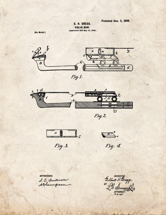 Patent Blueprint 2357 1 12 A4 Photo Print