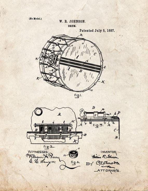 Patent Blueprint 2360 1 12 A4 Photo Print