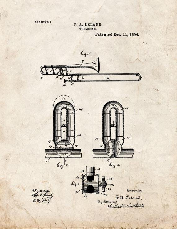 Patent Blueprint 2366 1 12 A4 Photo Print