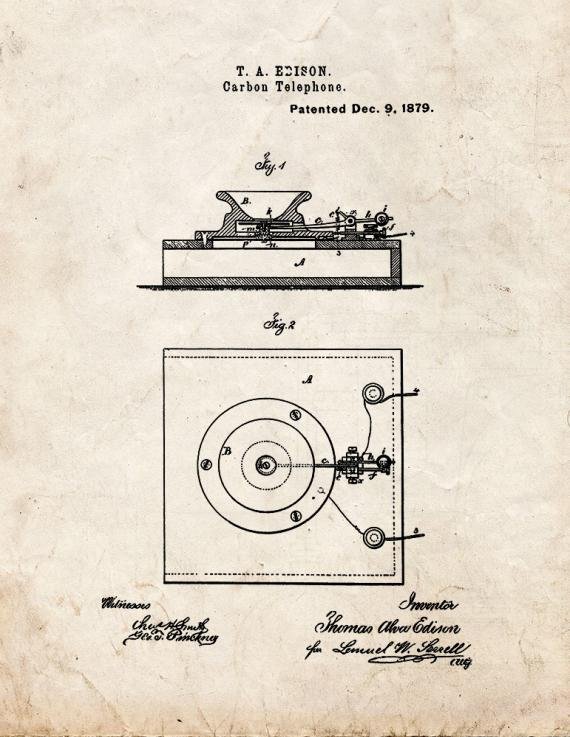Patent Blueprint 237 1 12 A4 Photo Print