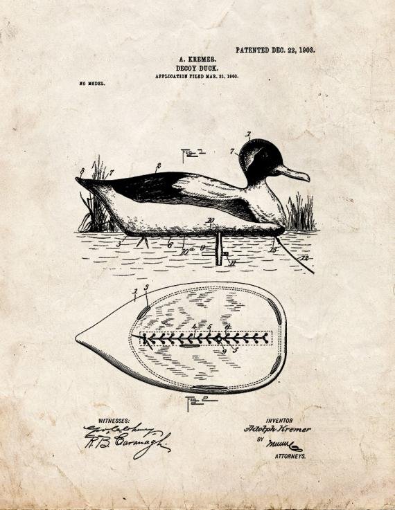 Patent Blueprint 2372 1 12 A4 Photo Print
