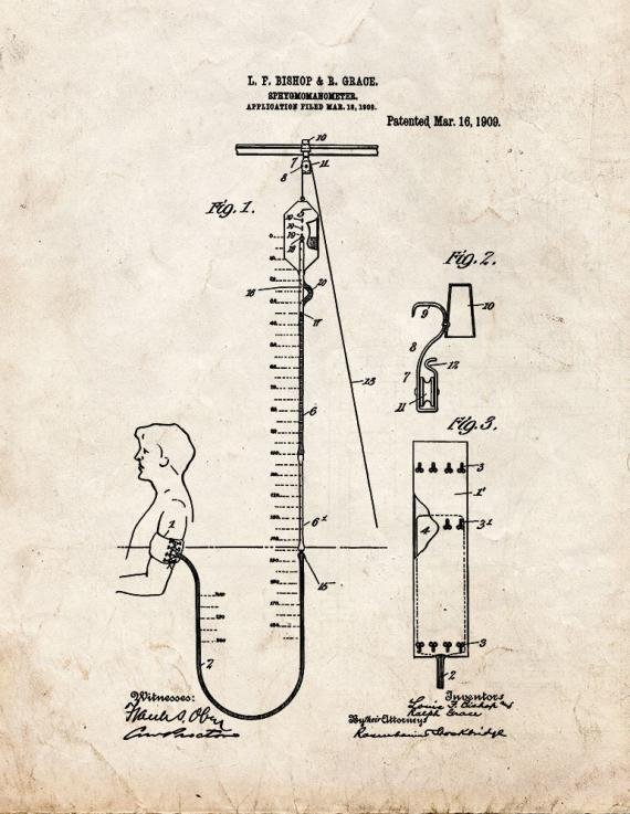 Patent Blueprint 2376 1 12 A4 Photo Print