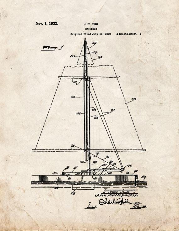 Patent Blueprint 2379 1 12 A4 Photo Print