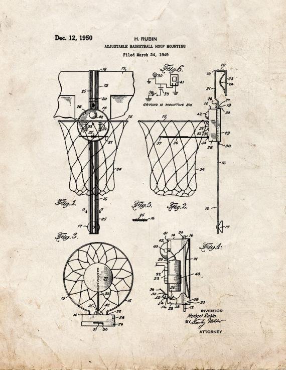 Patent Blueprint 2380 1 12 A4 Photo Print